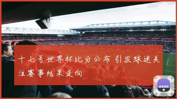 十七号世界杯比分公布 引发球迷关注赛事结果走向